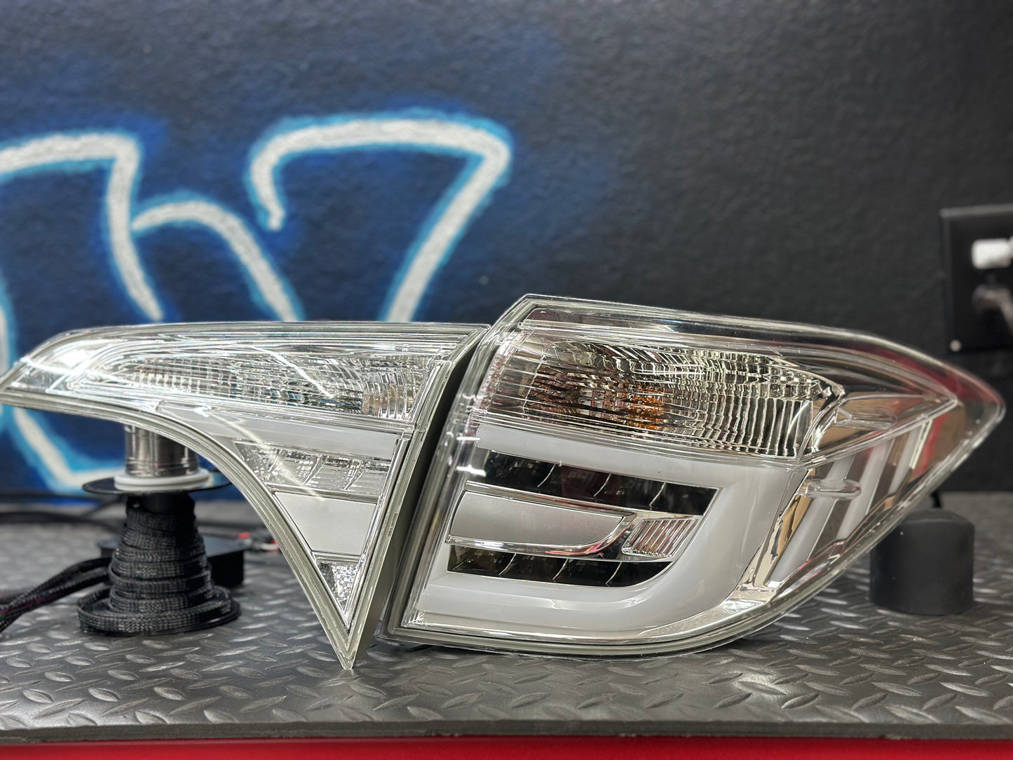 2014-2016 Toyota Corolla Clear RGB Tail Lights