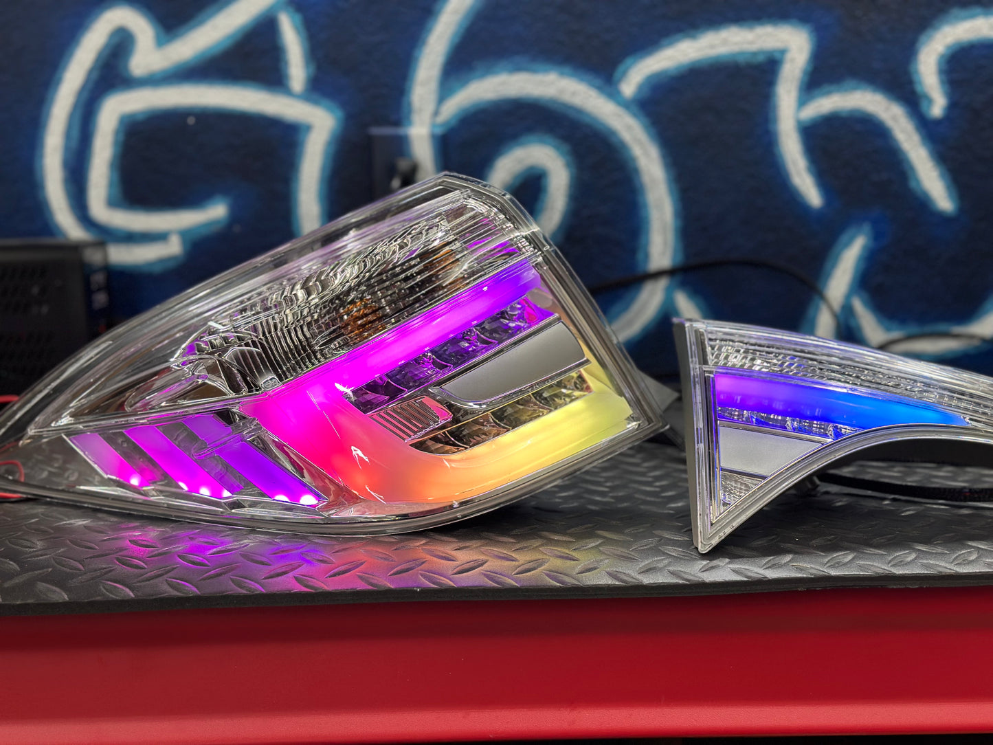 2014-2016 Toyota Corolla Clear RGB Tail Lights