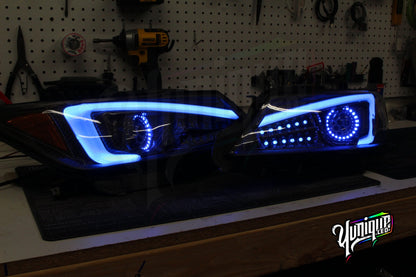 2011-2013 Scion tC BlueGhozt Stage 3 Spec D Headlights