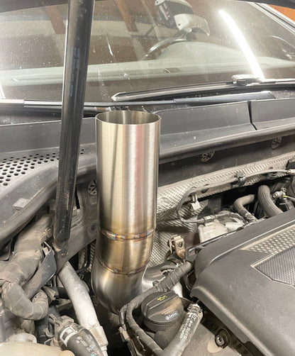 CCdesign 15-21 Audi 8V A3/S3 & Volkswagen MK7/7.5 Golf GTI/R Hood Exit Exhaust