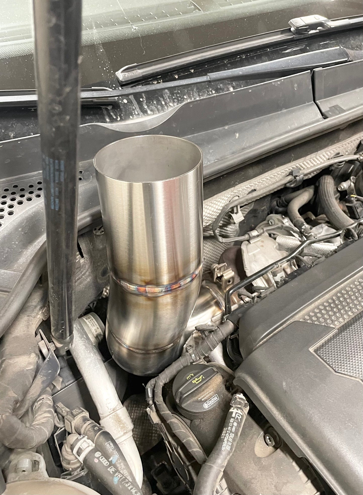 CCdesign 15-21 Audi 8V A3/S3 & Volkswagen MK7/7.5 Golf GTI/R Hood Exit Exhaust