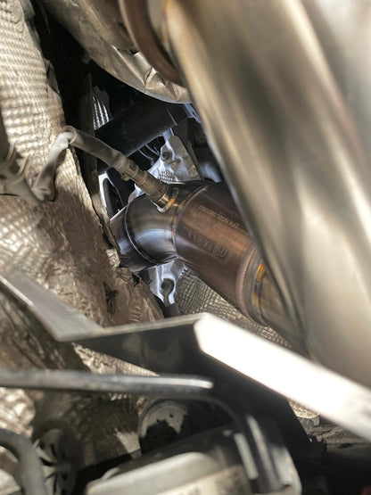 CCdesign 3.5" Downpipe MK7/7.5 VW Golf R & 8V/8S Audi A3/S3 AWD