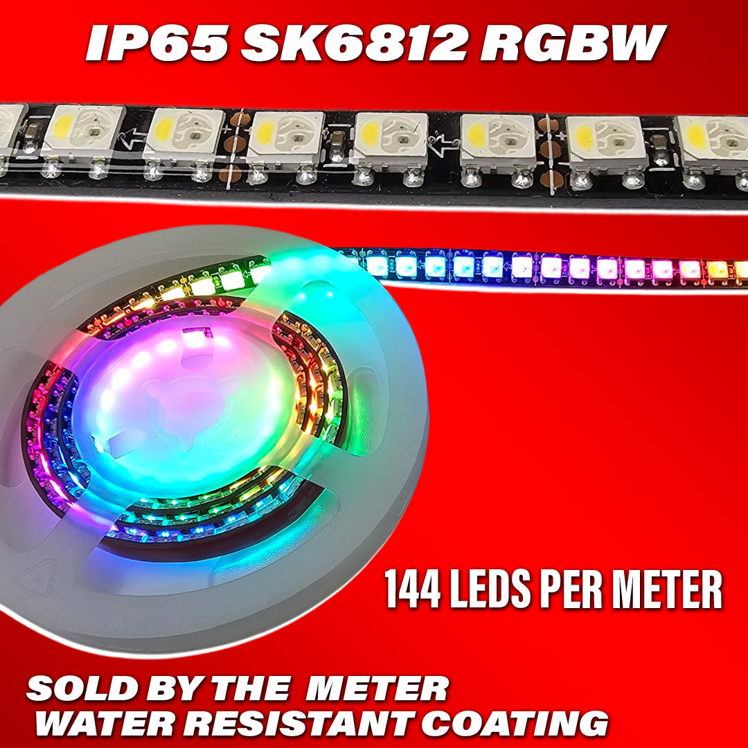 IP65 Water-Resistant Flow Series SK6812RGBW LED Strip