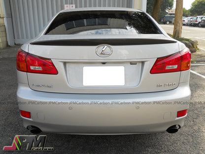 [JPMCarbon] OEM Style Carbon Fiber Trunk Spoiler Fits For 2006-2013 Lexus IS250 IS350 ISF Sedan Only