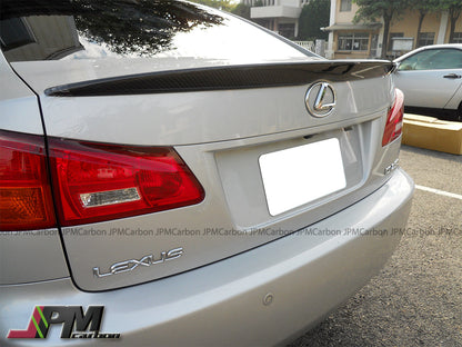 [JPMCarbon] OEM Style Carbon Fiber Trunk Spoiler Fits For 2006-2013 Lexus IS250 IS350 ISF Sedan Only