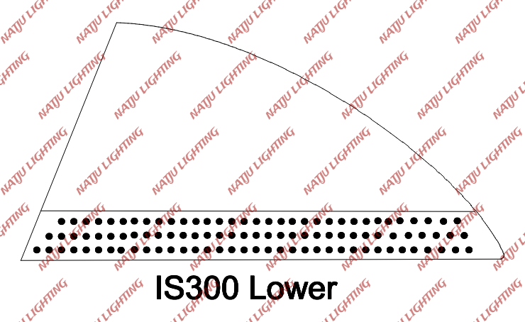 Lexus IS300 led panels