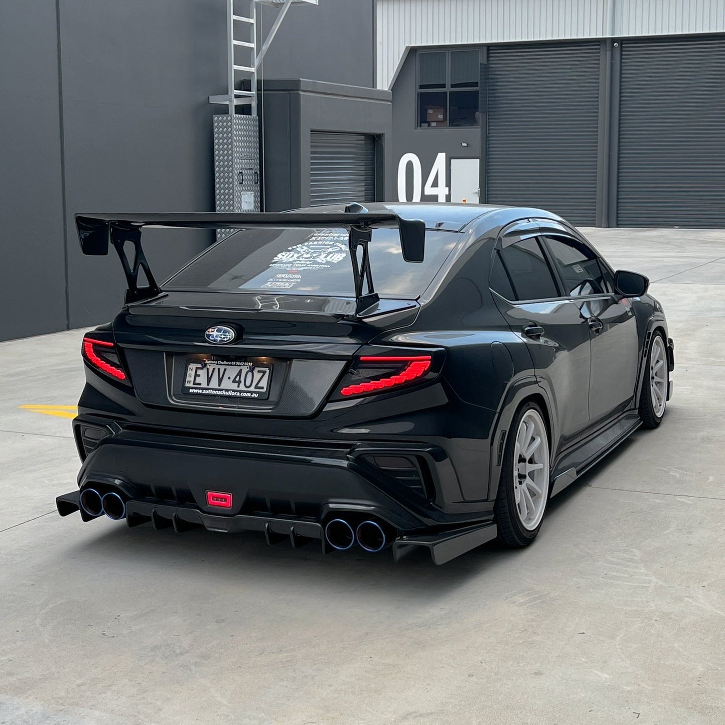 JDMuscle [22-25 WRX] Tanso Carbon Fiber V2 Side Skirts