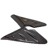 JDMuscle [15-21 WRX/STI] Carbon Fiber J-Panel Anti-Buffeting Wind Deflector