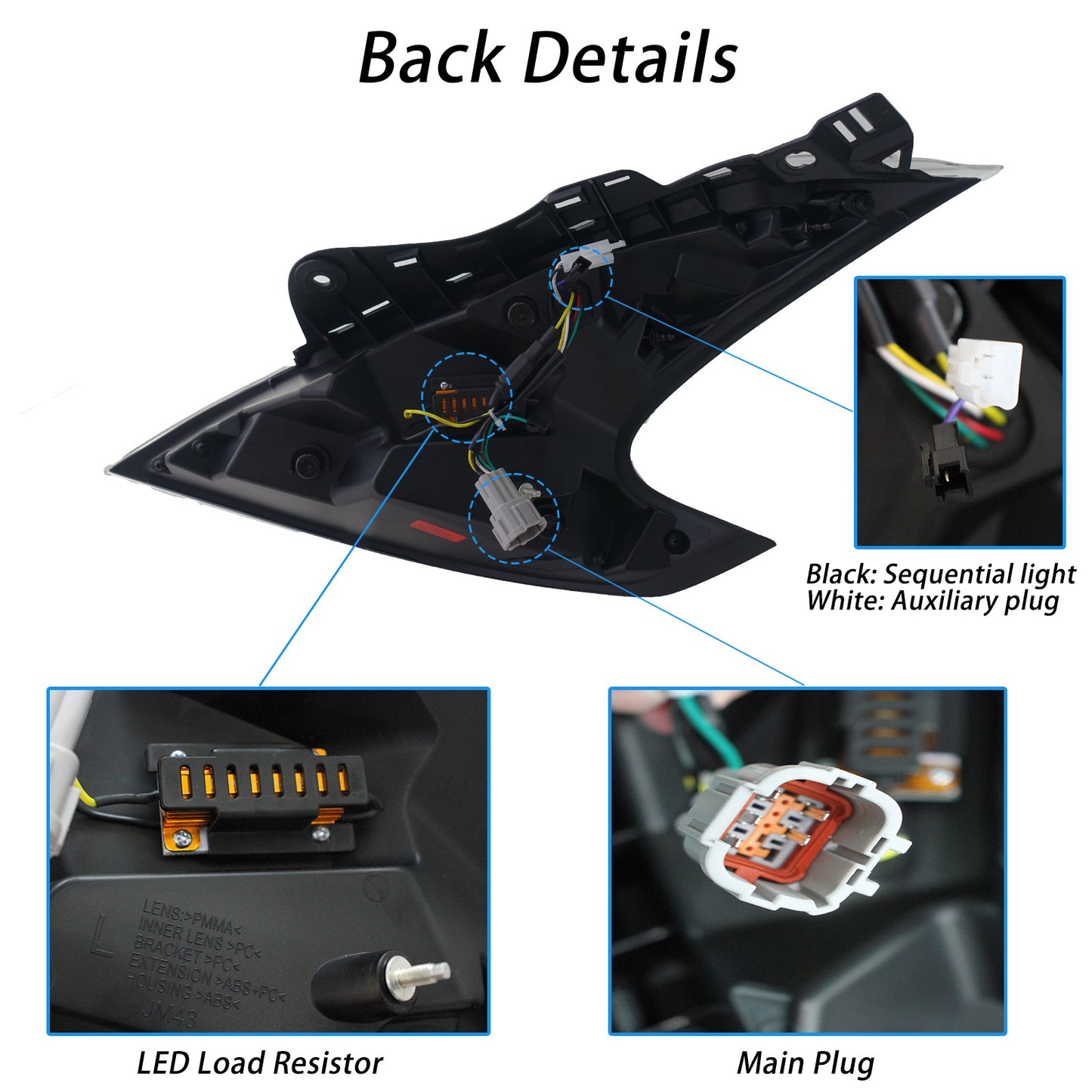 NTXGlow RGB CLEAR tail lights (2009 - 2021 Nissan 370z)
