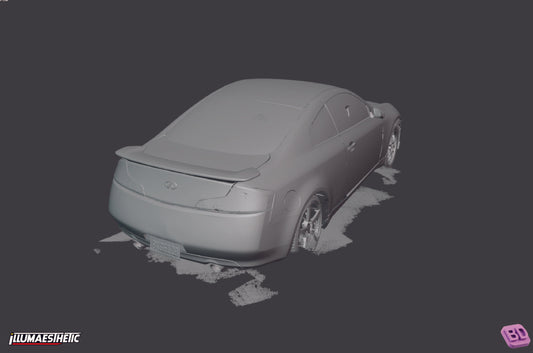Infiniti G35 Coupe (V35) 3D Scan (2003-2007)