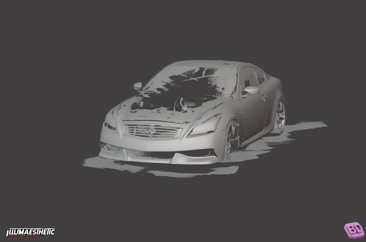 Infiniti G37 Coupe (V36) 3D Scan (2007-2015)