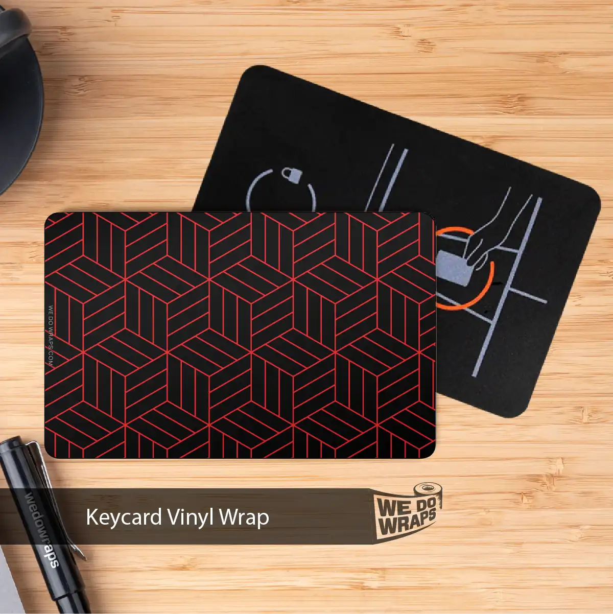 Isometric 3D Pattern | NFC Key Card Wrap