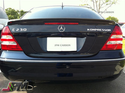 AMG Style Carbon Fiber Trunk Spoiler Fit For 2001-2007 Mercedes-Benz W203 C-Class Sedan