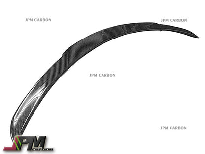B Style Carbon Fiber Trunk Spoiler Fits For 2015-2021 Mercedes-Benz W205 C-Class Sedan Only