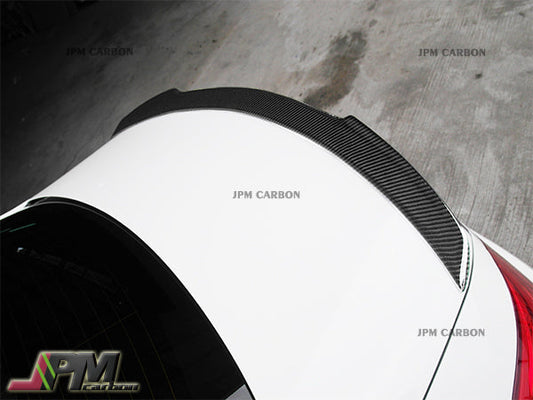 V Style Carbon Fiber Trunk Spoiler Fits For 2015-2021 Mercedes-Benz W205 C-Class Sedan Only