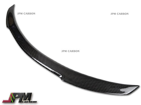 V Style Carbon Fiber Trunk Spoiler Fits For 2015-2021 Mercedes-Benz W205 C-Class Sedan Only