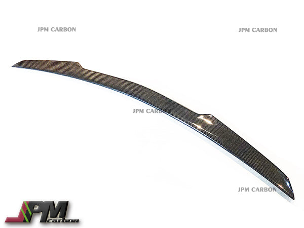 DP Style Carbon Fiber Trunk Spoiler Fits For 2010-2016 Mercedes-Benz W212 E-Class Sedan Only