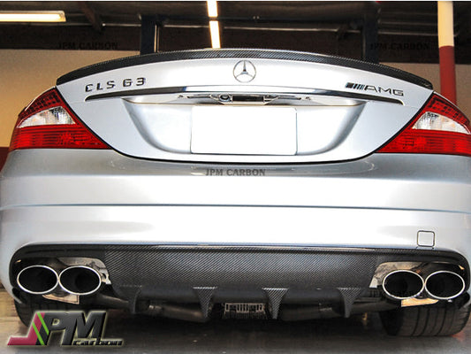 AMG Style Carbon Fiber Trunk Spoiler Fits For 2004-2010 Mercedes-Benz W219 CLS-Class Sedan Only