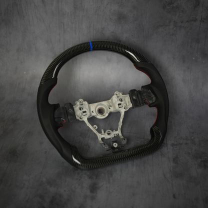 JDMuscle [15-21 WRX/STI] Custom Carbon Fiber Steering Wheel