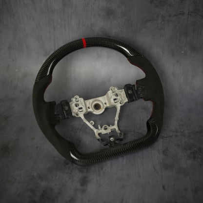 JDMuscle [15-21 WRX/STI] Custom Carbon Fiber Steering Wheel
