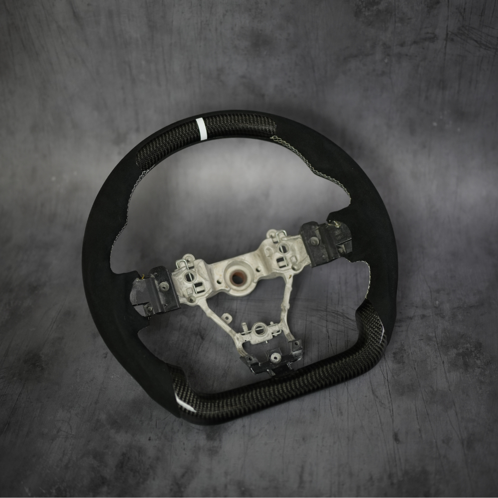 JDMuscle [15-21 WRX/STI] Custom Carbon Fiber Steering Wheel