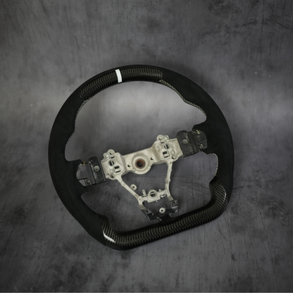 JDMuscle [15-21 WRX/STI] Custom Carbon Fiber Steering Wheel