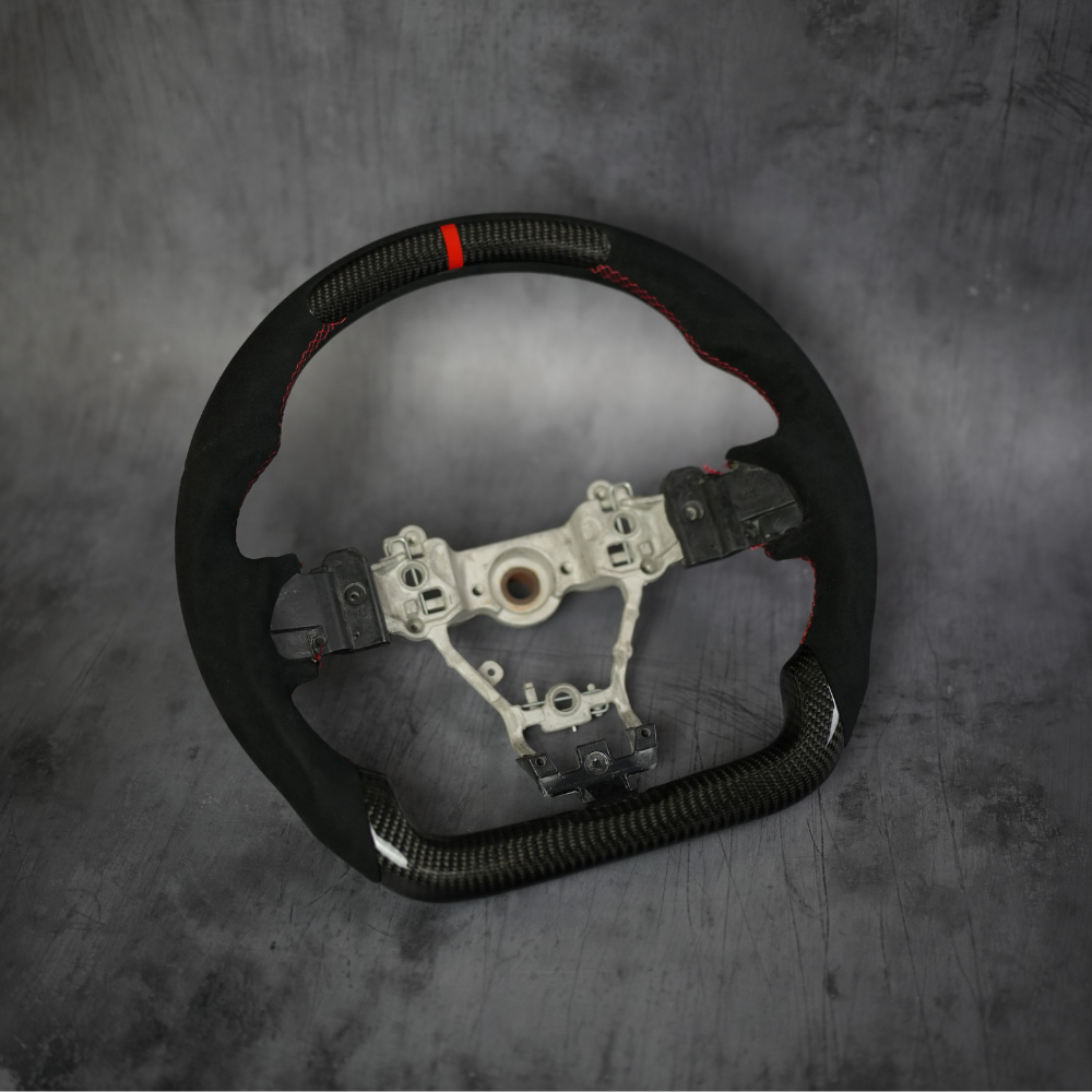 JDMuscle [15-21 WRX/STI] Custom Carbon Fiber Steering Wheel