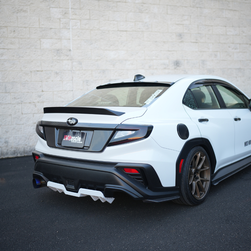 JDMuscle [22-25 WRX] Tanso Dry Carbon Fiber Fuel Door Cover