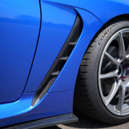 JDMuscle [22+ BRZ/GR86] Carbon Fiber Fender Vent Garnish v1