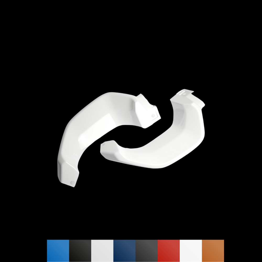 JDMuscle [22-25 WRX] Paint Matched Exhaust Finisher Trim Replacements