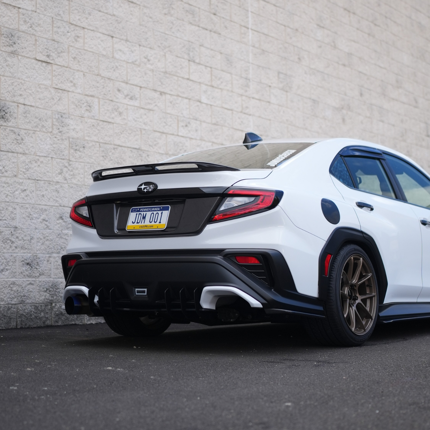 JDMuscle [22-25 WRX] Carbon Fiber Duck Bill V8