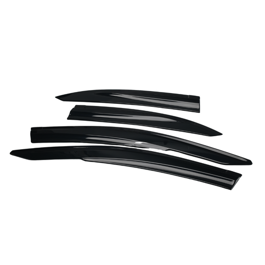JDMuscle [22-25 WRX] V1 Rain Guards / Window Visors-Acrylic/Carbon Fiber