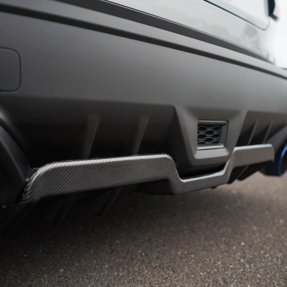 JDMuscle [22-25 WRX] V1 Carbon Fiber Rear Diffuser