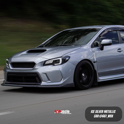 JDMuscle [18-21 WRX/STI] CS Style V2 Front Bumper Grille-Paint Matched/Gloss Black