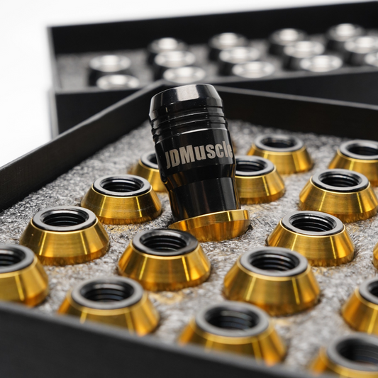 JDMuscle Titanium Lug Nuts 12x1.5 [Universal Fitment-Honda,Lexus,Toyota]