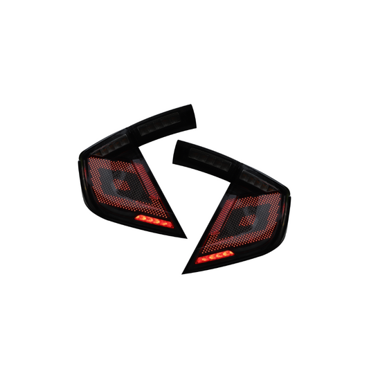 JDMuscle [17-21 FK8 Type R, FK7 Civic Hatch] Matrix Series LED Tail Lights