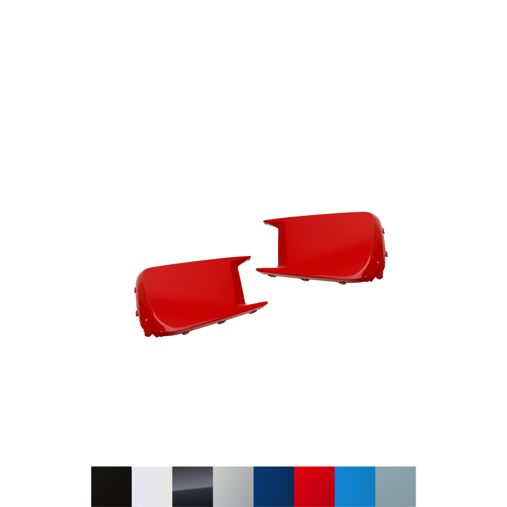 JDMuscle [18-21 WRX/STI] Fog Light Covers -  Paint Matched / Gloss Black