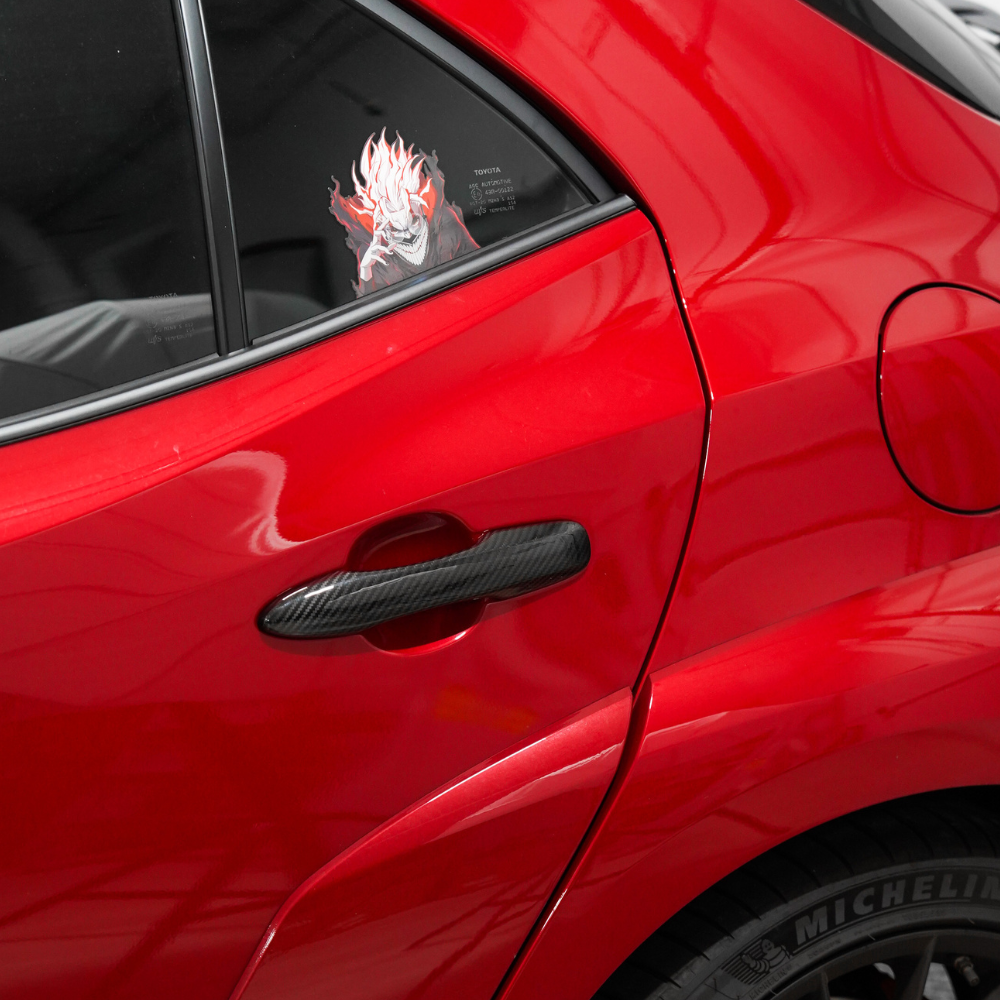 JDMuscle [23-24 Toyota GR Corolla] Carbon Fiber Door Handle Covers (4PC)