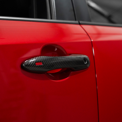 JDMuscle [23-24 Toyota GR Corolla] Carbon Fiber Door Handle Covers (4PC)