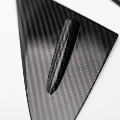 JDMuscle [23-24 Toyota GR Corolla] Carbon Fiber J-Panel Wind Defelctor Covers (2PC)