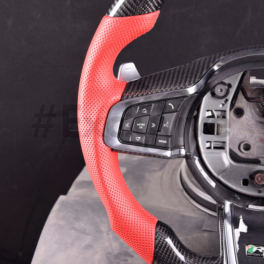 2017-2020 Jaguar E-Pace/F-Pace/XF/XE Custom Steering Wheel by Exclusive Steering
