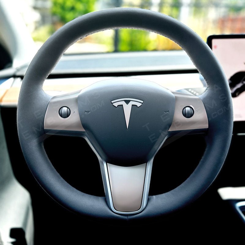 KPMF Matte Aurora Pearl Tesla Steering Wheel Wrap | MY 2019-'25