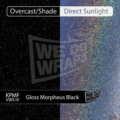 KPMF Gloss Morpheus Black Tesla Charge Port Wrap | Model S