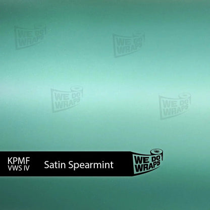 KPMF Satin Spearmint Tesla Emblem Decals (Front + Back) | Model S