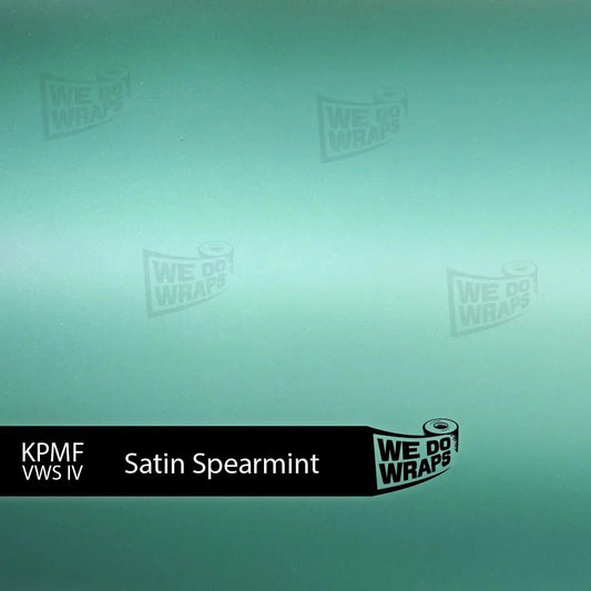 KPMF Satin Spearmint Tesla Emblem Decals (Front + Back) | Model S