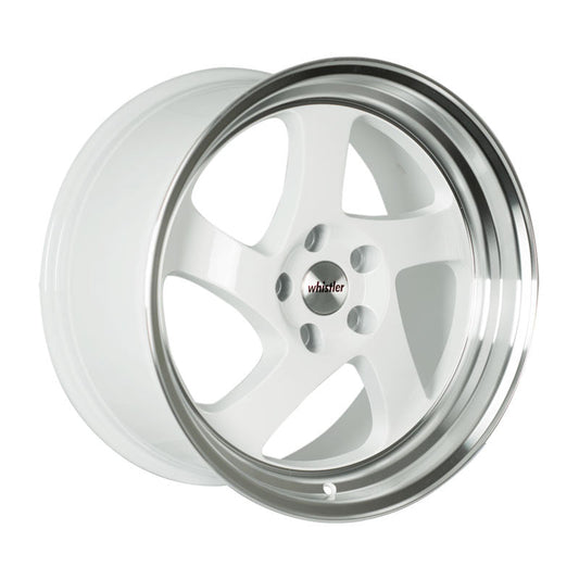 KR1 White Machined Lip