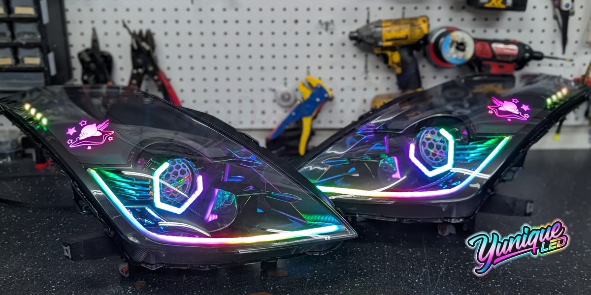 2003-2009 Nissan 350Z BlueGhozt Design Series Headlights