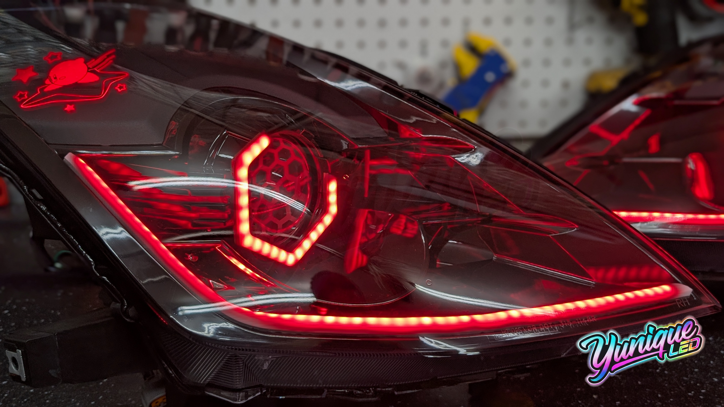 2003-2009 Nissan 350Z BlueGhozt Design Series Headlights