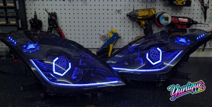 2003-2009 Nissan 350Z BlueGhozt Design Series Headlights