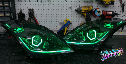 2003-2009 Nissan 350Z BlueGhozt Design Series Headlights
